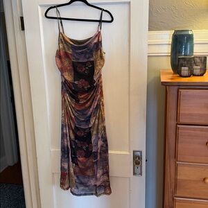 Cider Dress with Multicolor Floral Design